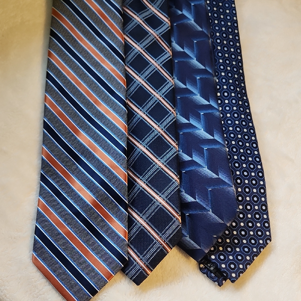 Men's Blue Necktie Set